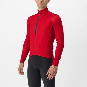 CASTELLI Cyklistický dres s dlouhým rukávem zimní - ENTRATA THERMAL - červená 2XL obraz