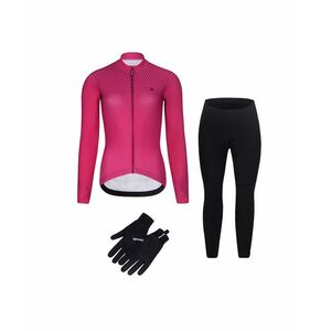 RIVANELLE Cyklistický mega set - STARLIGHT WINTER - černá/růžová obraz