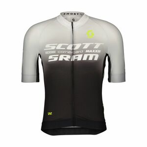 SCOTT Cyklistický dres s krátkým rukávem - SRAM PRO - černá/bílá S obraz