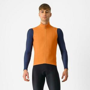 CASTELLI Cyklistická vesta - ESPRESSO VEST - oranžová 3XL obraz