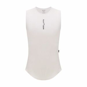 SANTINI Cyklistické triko bez rukávů - DELTA - bílá M obraz