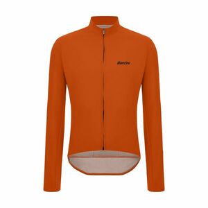 SANTINI Cyklistická větruodolná bunda - RTR WIND - oranžová 2XL obraz