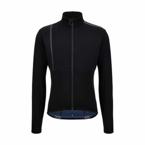 SANTINI Cyklistická zateplená bunda - VEGA - černá L obraz