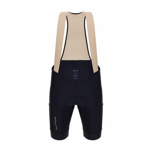 SANTINI Cyklistické kalhoty krátké s laclem - CARGO - černá XL obraz