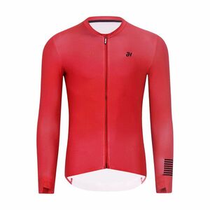 HOLOKOLO Cyklistický dres s dlouhým rukávem letní - VICTORIOUS ELITE - červená L obraz