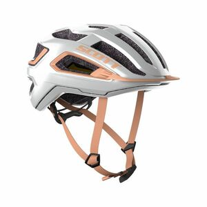 SCOTT Cyklistická přilba - ARX PLUS - bílá/béžová (59-61 cm) obraz