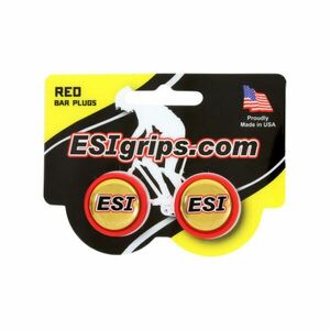 ESIGRIPS koncovky řidítek - ESI - červená obraz