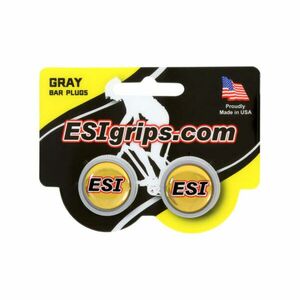 ESIGRIPS koncovky řidítek - ESI - šedá obraz