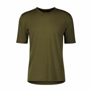 SCOTT Cyklistické triko s krátkým rukávem - COMMUTER MERINO - hnědá M obraz