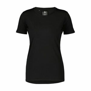 SCOTT Cyklistické triko s krátkým rukávem - TEE COMMUTER MERINO W - černá M obraz