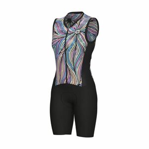 ALÉ Cyklistická kombinéza - PRAGMA ART - černá M obraz