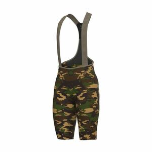 ALÉ Cyklistické kalhoty krátké s laclem - PR-E SAUVAGE - zelená M obraz