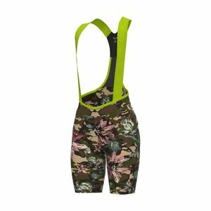 ALÉ Cyklistické kalhoty krátké s laclem - PR-E SAUVAGE - hnědá XS obraz