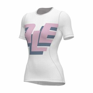 ALÉ Cyklistické triko s krátkým rukávem - INTIMO MULTIVERSO - bílá S obraz