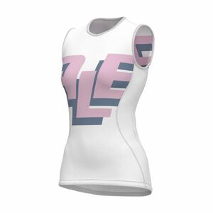 ALÉ Cyklistické triko s krátkým rukávem - INTIMO MULTIVERSO - bílá XS obraz