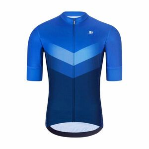 HOLOKOLO Cyklistický dres s krátkým rukávem - ARROW II - modrá M obraz