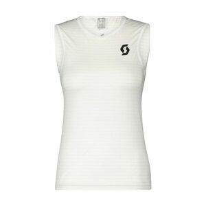 SCOTT Cyklistické triko bez rukávů - UNDERWEAR CARBON W - bílá L obraz