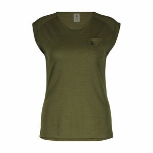 SCOTT Cyklistické triko s krátkým rukávem - DEFINED MERINO W - zelená M obraz