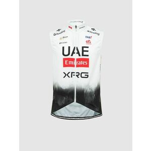PISSEI Cyklistická vesta - UAE TEAM EMIRATES 2025 - bílá/černá 3XL obraz