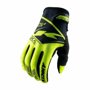 KENNY Cyklistické rukavice dlouhoprsté - BRAVE KID - žlutá 3 obraz