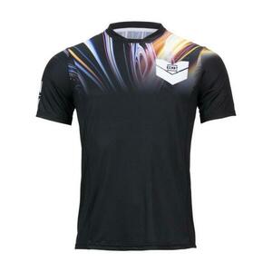 KENNY Cyklistický dres s krátkým rukávem - INDY - černá/vícebarevná M obraz