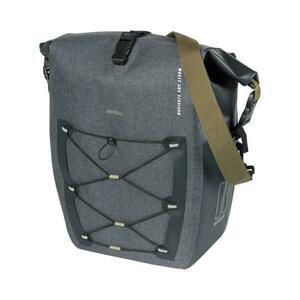 BASIL Cyklistická taška - NAVIGATOR STORM L - šedá/černá obraz