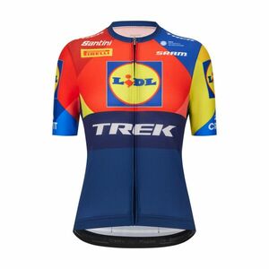 SANTINI Cyklistický dres s krátkým rukávem - LIDL TREK 2025 - vícebarevná M obraz