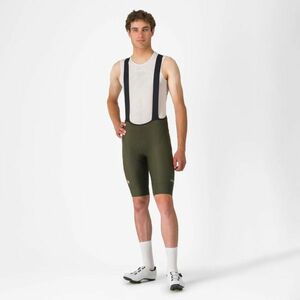 CASTELLI Cyklistické kalhoty krátké s laclem - COMPETIZIONE 2 - zelená M obraz