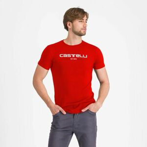 CASTELLI Cyklistické triko s krátkým rukávem - CASTELLI '76 - červená XL obraz