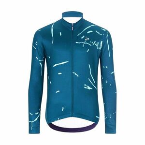 HOLOKOLO Cyklistický dres s dlouhým rukávem zimní - PASSION WINTER - modrá S obraz