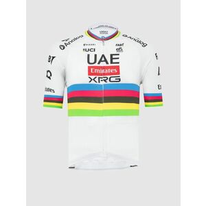 PISSEI Cyklistický dres s krátkým rukávem - TADEJ POGACAR WORLD CHAMP REPLICA - bílá 2XL obraz