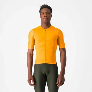 CASTELLI Cyklistický dres s krátkým rukávem - ESPRESSO - oranžová 2XL obraz