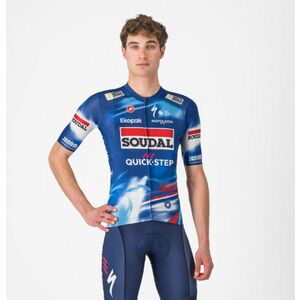 CASTELLI Cyklistický dres s krátkým rukávem - COMPETIZIONE 3 QUICK STEP 2025 - modrá/červená XL obraz