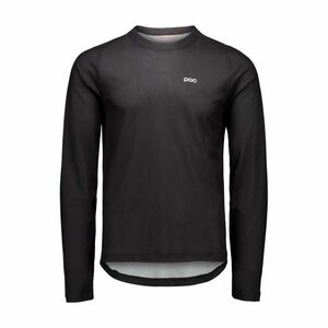 POC Cyklistický dres s dlouhým rukávem letní - MOTION AIR L/S - černá M obraz