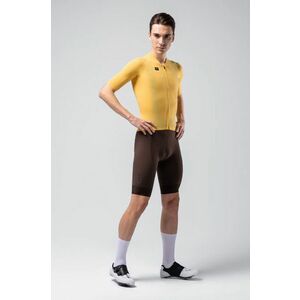 GOBIK Cyklistický dres s krátkým rukávem - PHANTOM - žlutá 2XL obraz