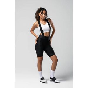 GOBIK Cyklistické kalhoty krátké s laclem - ABSOLUTE 6.1 - černá S obraz