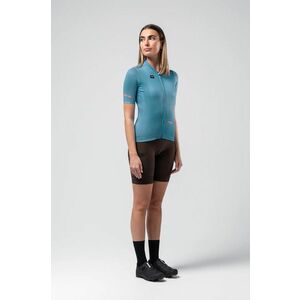 GOBIK Cyklistický dres s krátkým rukávem - STARK - světle modrá L obraz