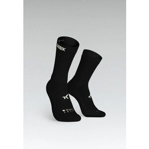 GOBIK Cyklistické ponožky klasické - ICON - černá S obraz