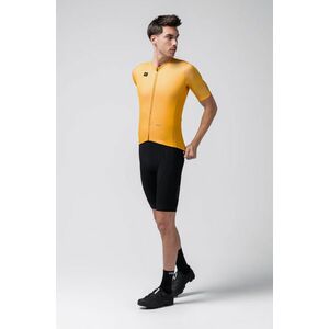 GOBIK Cyklistický dres s krátkým rukávem - STARK - žlutá M obraz