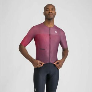 SPORTFUL Cyklistický dres s krátkým rukávem - LIGHT - fialová/bordó 2XL obraz