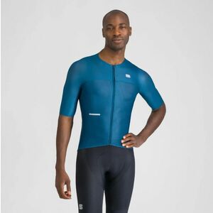 SPORTFUL Cyklistický dres s krátkým rukávem - LIGHT - modrá XL obraz