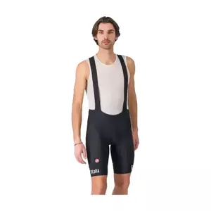 CASTELLI Cyklistické kalhoty krátké s laclem - GIRO COMPETIZIONE 2 - černá 2XL obraz