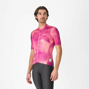 CASTELLI Cyklistický dres s krátkým rukávem - GIRO ESPRESSO - růžová XL obraz