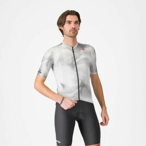 CASTELLI Cyklistický dres s krátkým rukávem - GIRO ESPRESSO - šedá L obraz