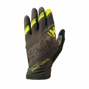 HAVEN Cyklistické rukavice dlouhoprsté - HAVEN PENNUTO LONG - černá/zelená M obraz