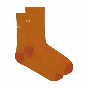 POC Cyklistické ponožky klasické - CADENCE ROAD SOCKS - hnědá L obraz