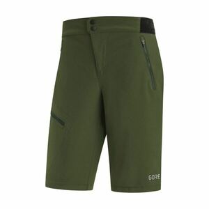GORE Cyklistické kalhoty krátké bez laclu - C5 - zelená M obraz