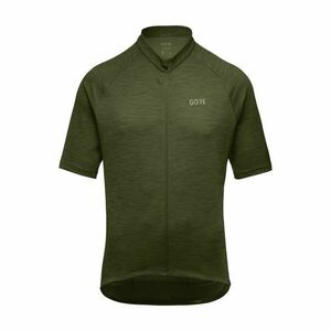 GORE Cyklistický dres s krátkým rukávem - C3 - zelená 2XL obraz