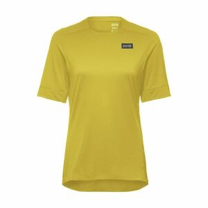 GORE Cyklistický dres s krátkým rukávem - TRAILKPR WMN - žlutá 38 obraz