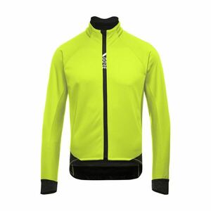 GORE Cyklistická větruodolná bunda - C5 GTX I THERMO - žlutá L obraz